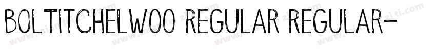 BoltITCHelW00 Regular Regular字体转换